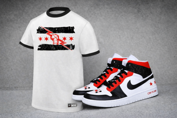 CM Punk BITW Shirt + Shoe Combo